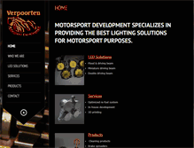 Tablet Screenshot of motorsport-development.com